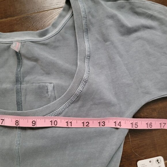 Free People Hot Shot Wide Leg Jumpsuit Womens M Grey Casual Relaxed Athleisure - Picture 8 of 10